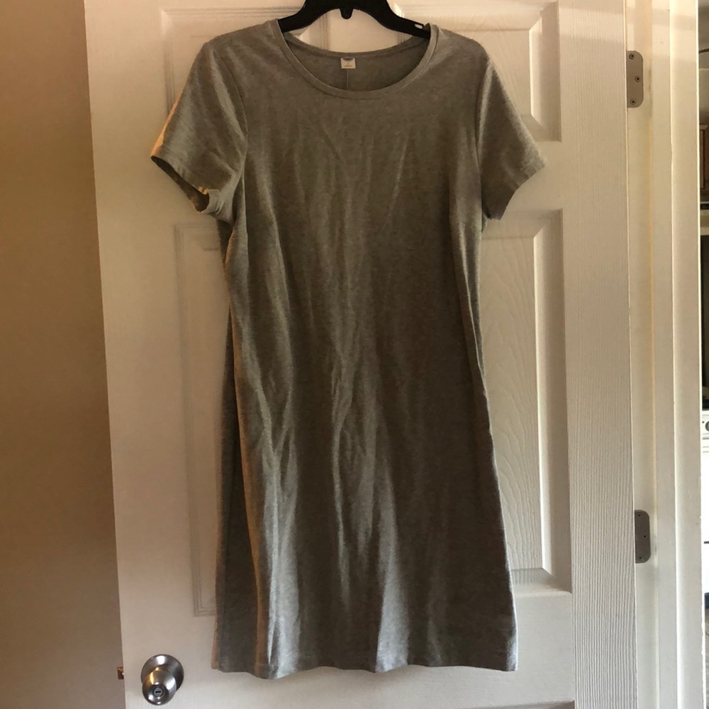 Gray cotton dress